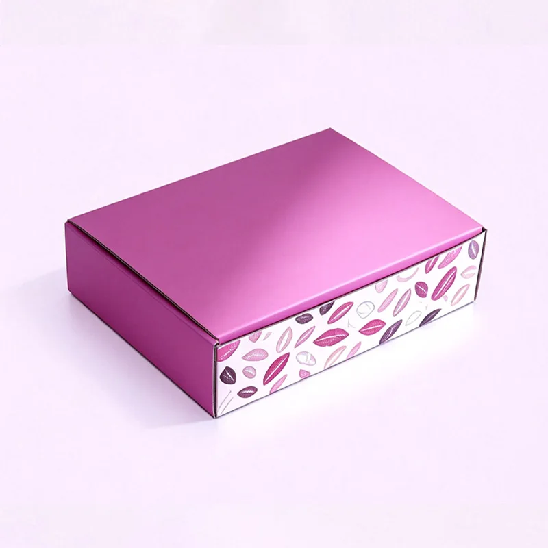 Custom Pink Beauty Mailer Box for Cosmetic Gift & E-Commerce Packaging, view 4