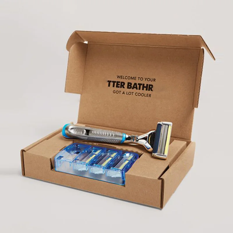 Kraft Shaving Kit Shopping Box Set