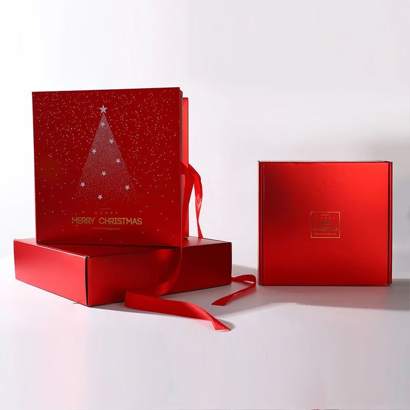 Chocolate & Candy Holiday Calendar Gift Boxes with plastic insert, view 2