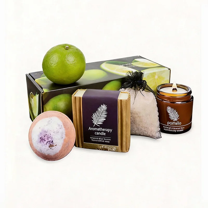 The "Citrus Essence" Aromatherapy & Bath Collection Gift Box, view 3