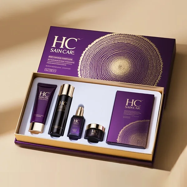 Custom skin care boxes — packaging illustration 2