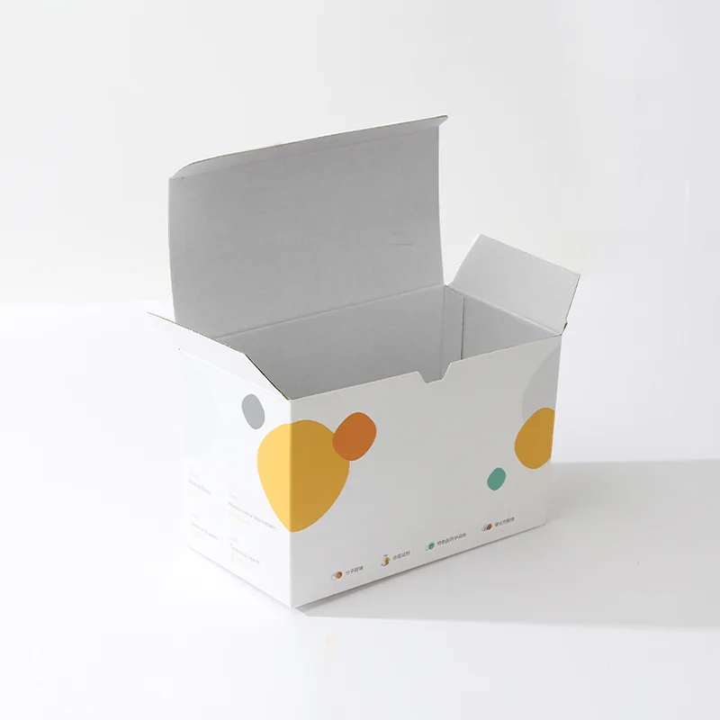 White Printed Packaging Box, view 2