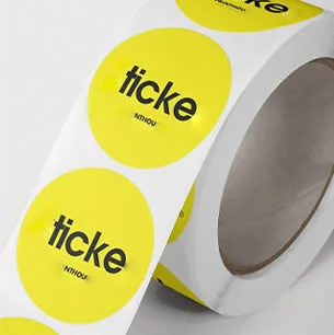 Printed label roll