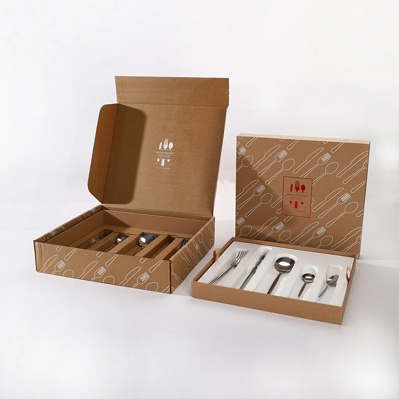 Luxe Cutlery Gift Set with Paper-Pump Liner Meet the Luxury Cutlery Gift Box, view 2