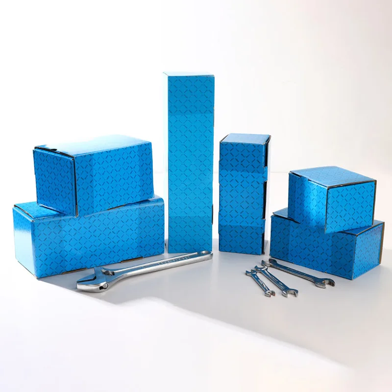Blue Packaging Box, view 2
