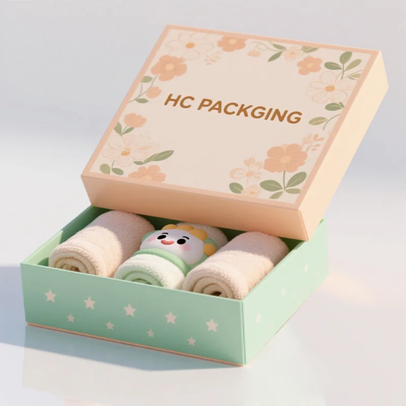 Printed Bath Towel Gift Box, view 5