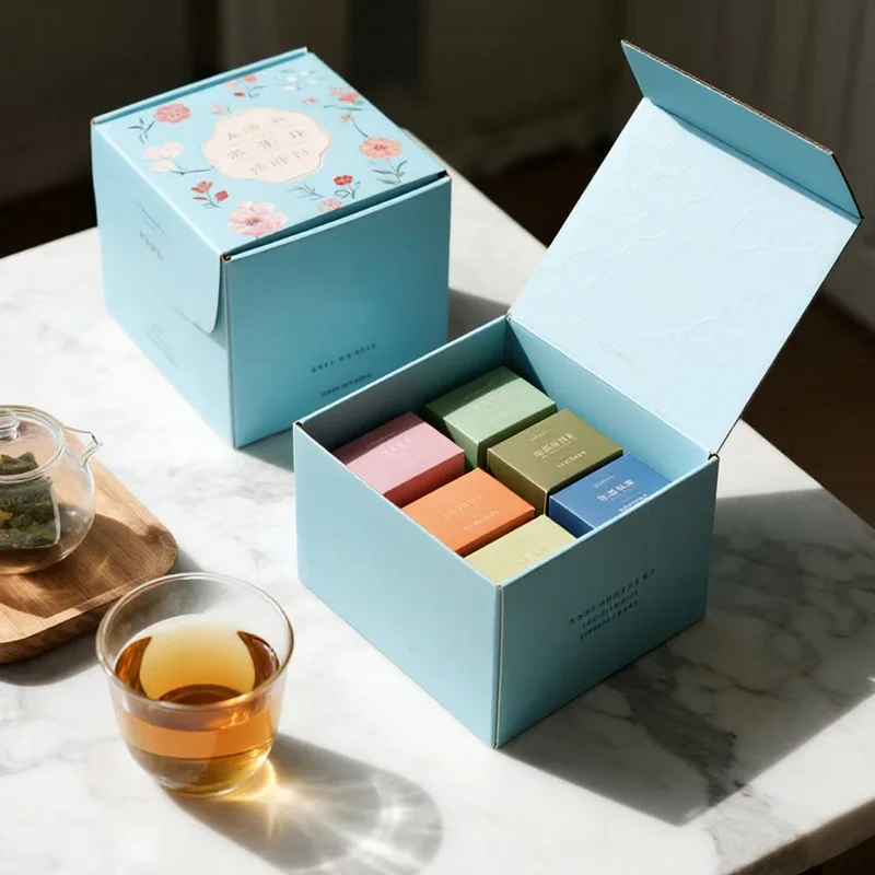 Tea Gift Box set for online shopping, view 4