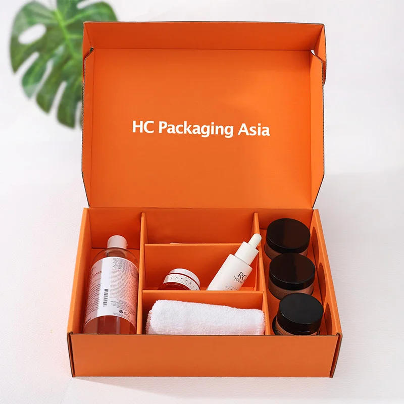 Body Care Packaging Set with Paper Insert