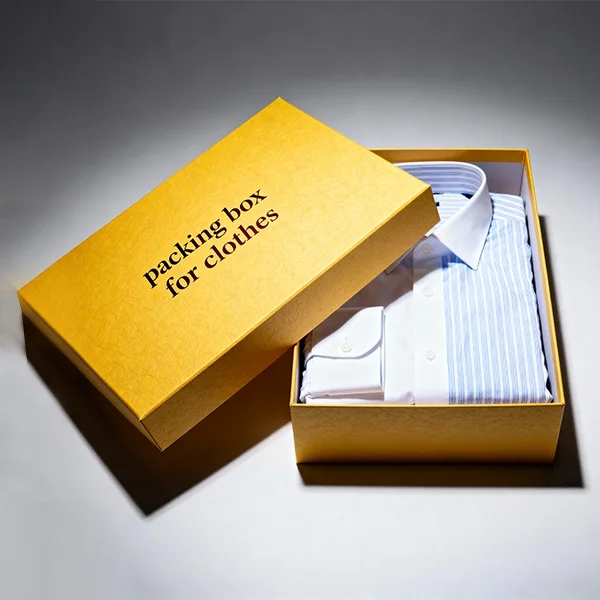 Packing box for clothes — packaging illustration 2