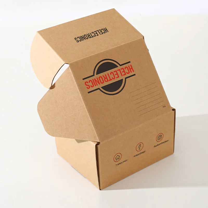 Kraft Shaving Kit Corrugated Box, view 2