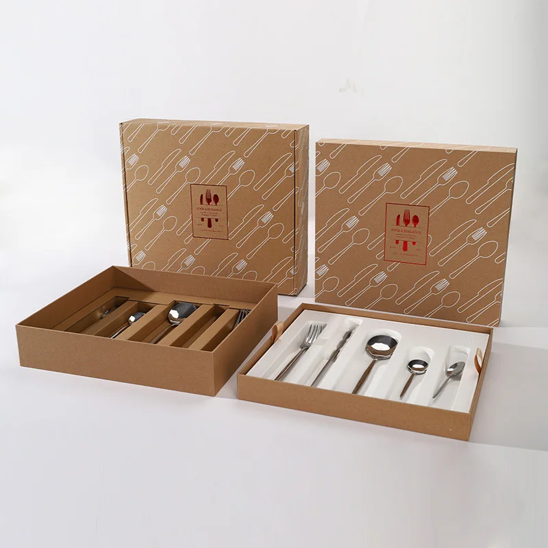 Luxe Cutlery Gift Set with Paper-Pump Liner Meet the Luxury Cutlery Gift Box, view 3