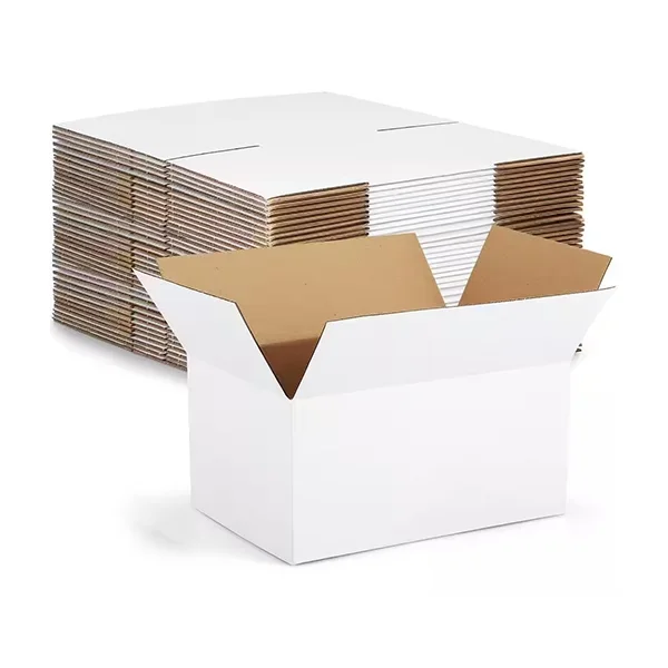 White corrugated box — packaging illustration 2
