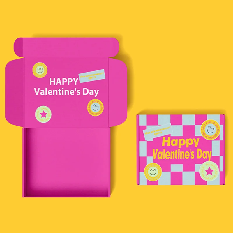 Colorful Valentine's Day Gift Shipping Box