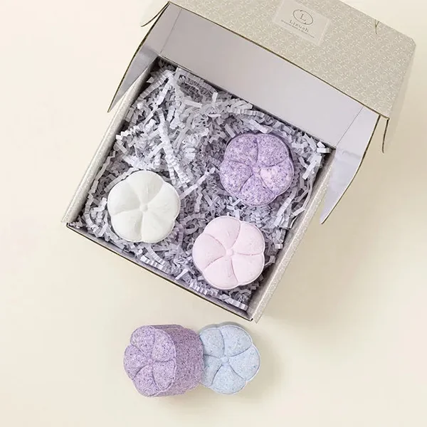 Bath bomb packaging boxes — packaging illustration 3