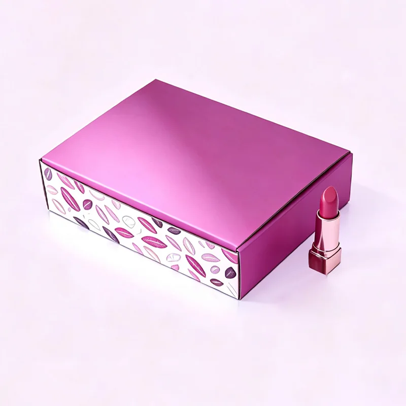 Custom Pink Beauty Mailer Box for Cosmetic Gift & E-Commerce Packaging, view 3