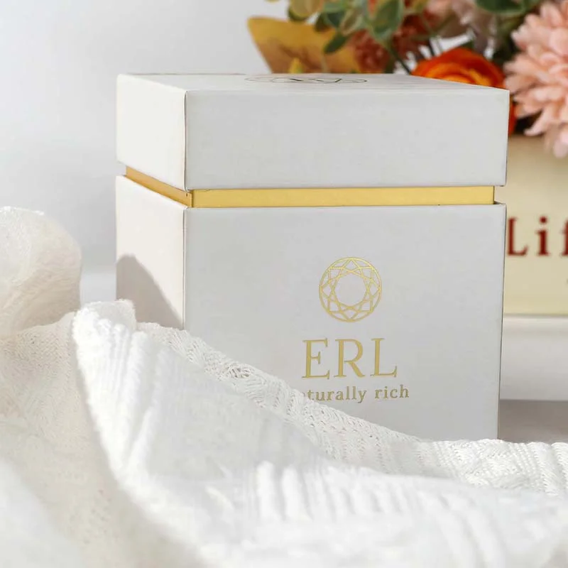 Custom logo kraft paper carton cardboard gift box package ecommerce shipping boxes for Candle, view 2